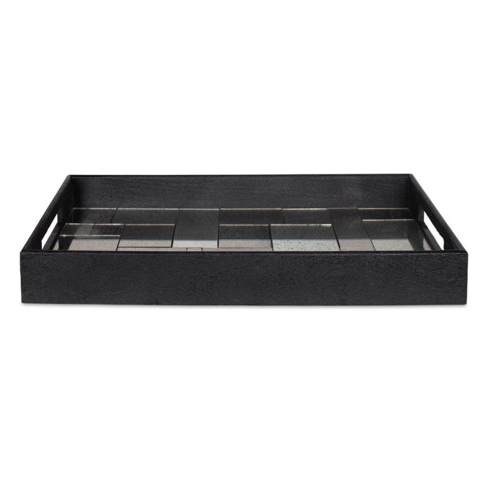 Uttermost Modern Mosaic Antique Mirrored Tray