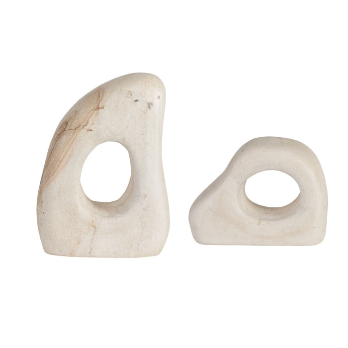Uttermost Stone Flow Outdoor Sculptures Set of 2