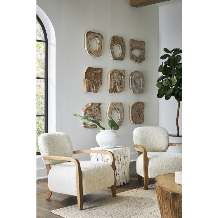 Uttermost Bahati Wood Set of 9 Wall Art
