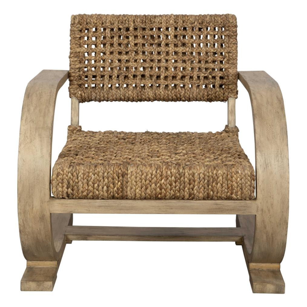 Uttermost Rehema Accent Chair in Driftwood