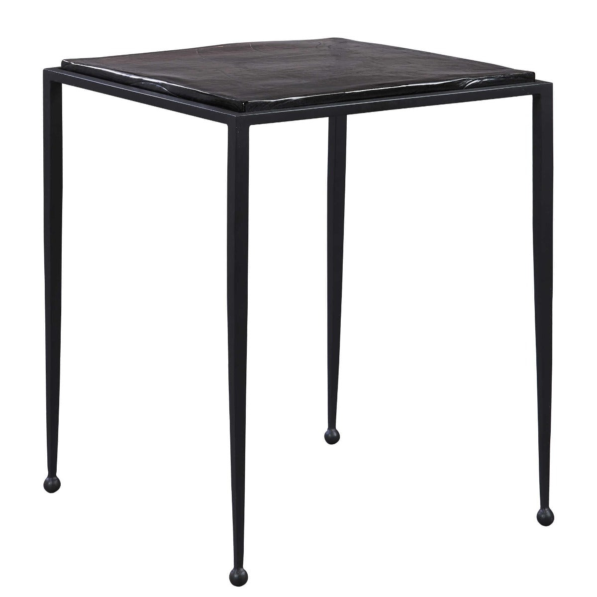 Wavelet Iron Side Table