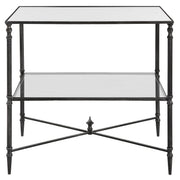 Uttermost Henzler Mirrored Steel Lamp Table