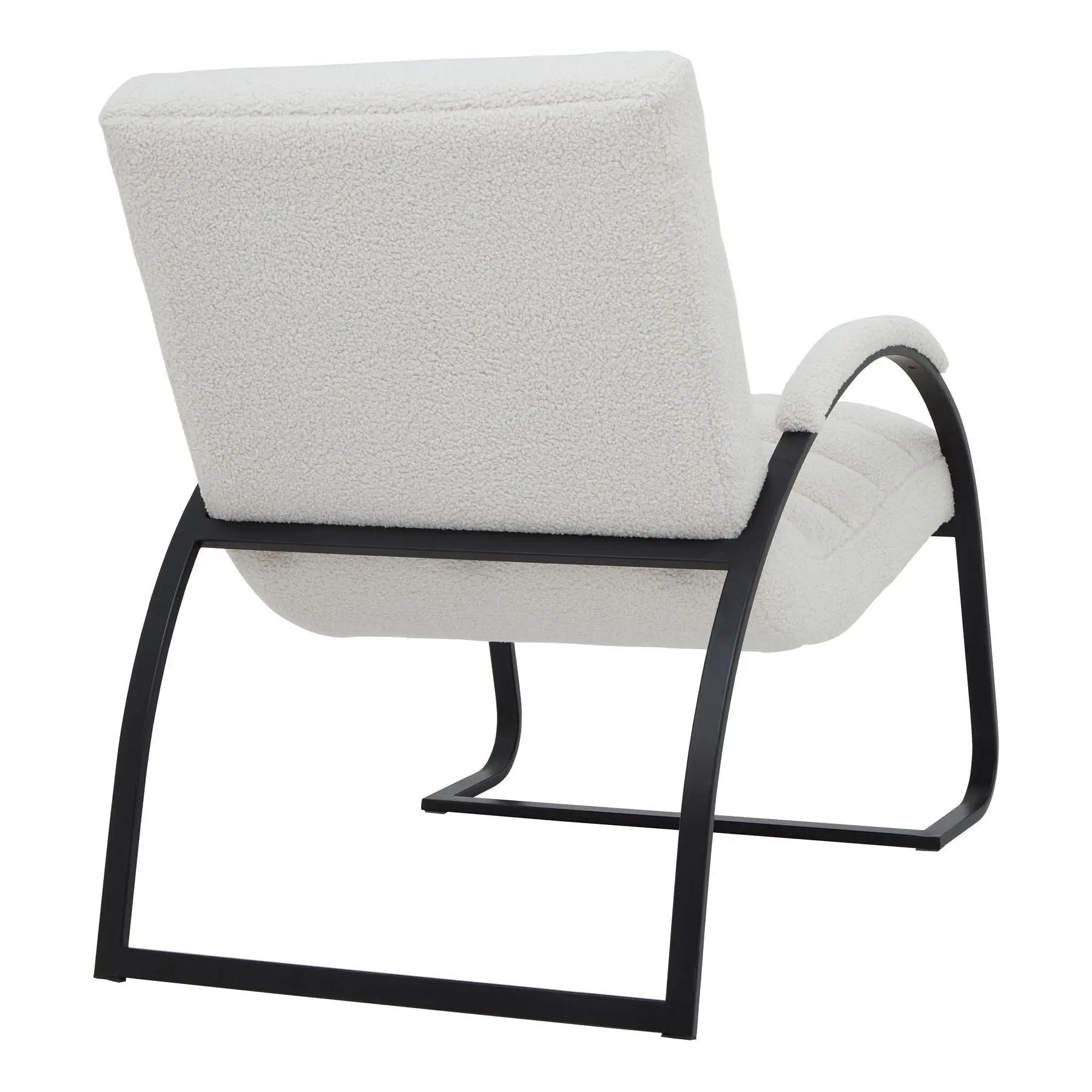 Freya Boucle Ribbed Ark Chair  Nicholas John Interiors