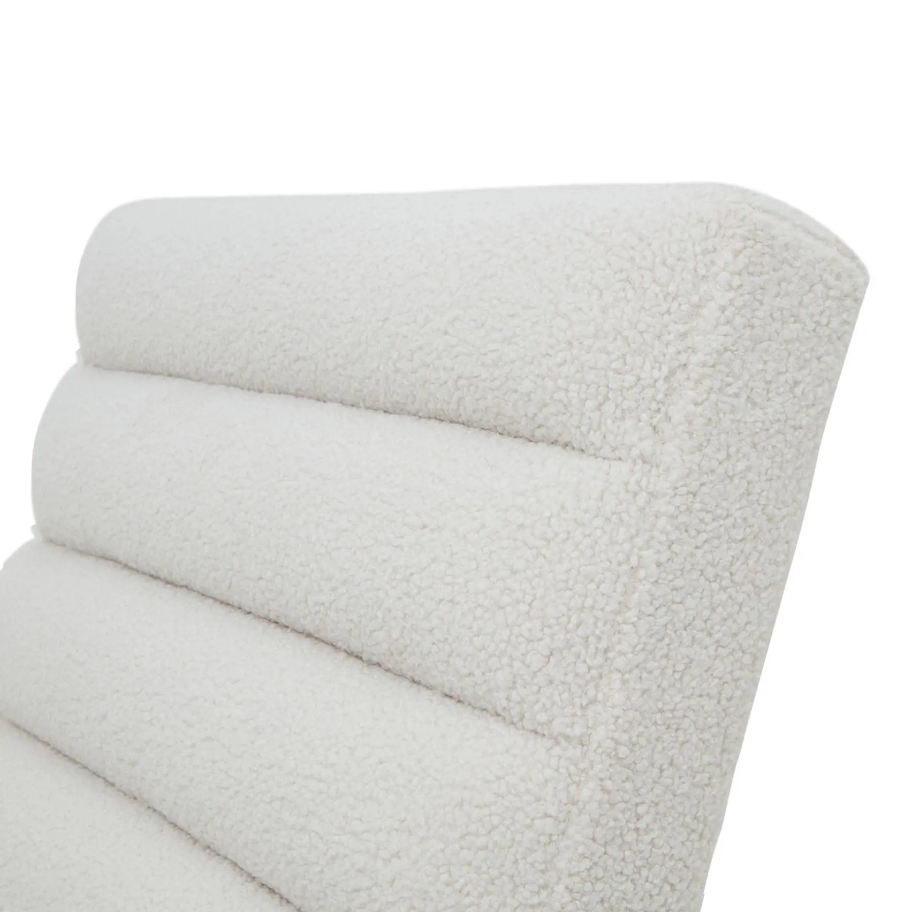 Freya Boucle Ribbed Ark Chair  Nicholas John Interiors