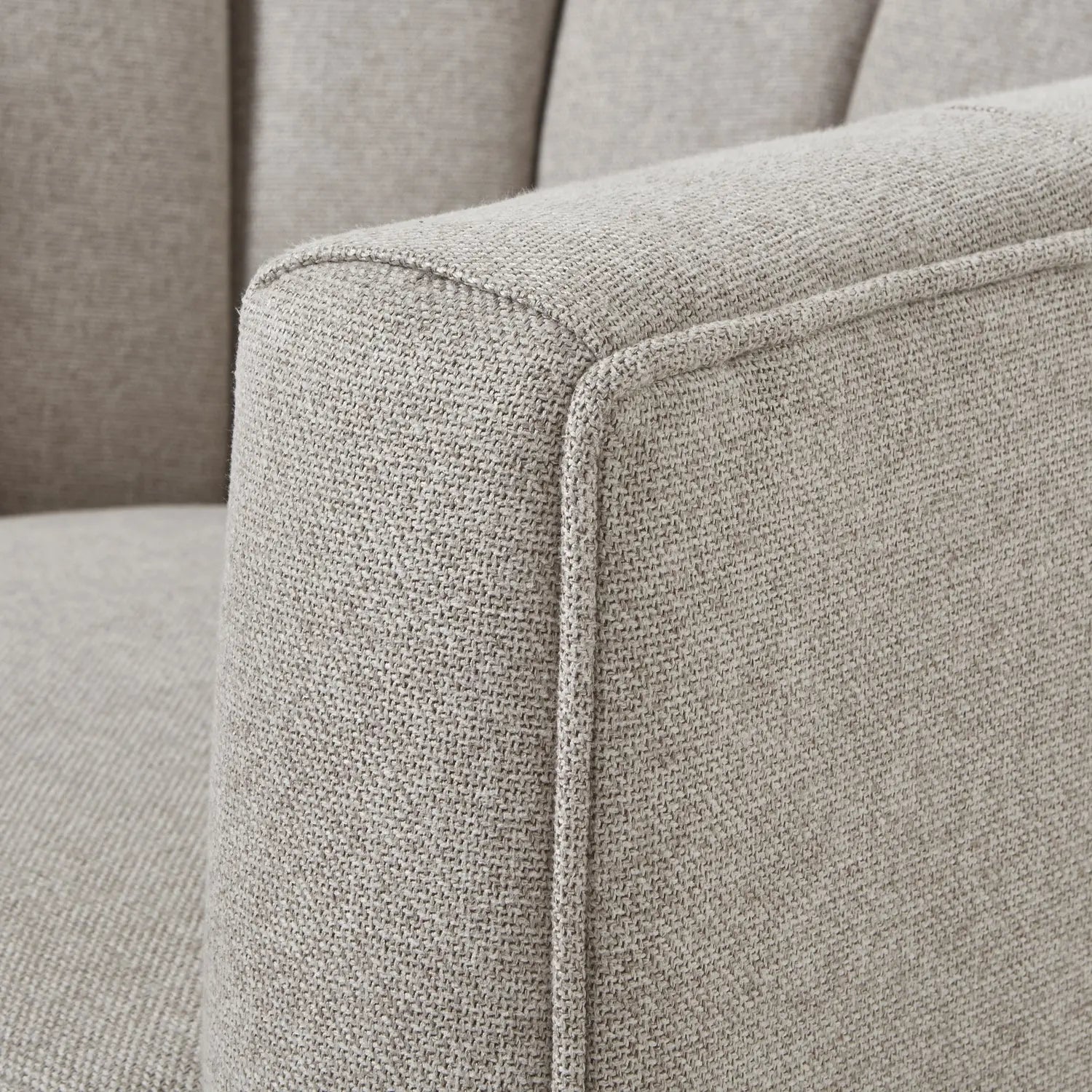 Lyla Swivel Chair In Oatmeal Twill  Nicholas John Interiors