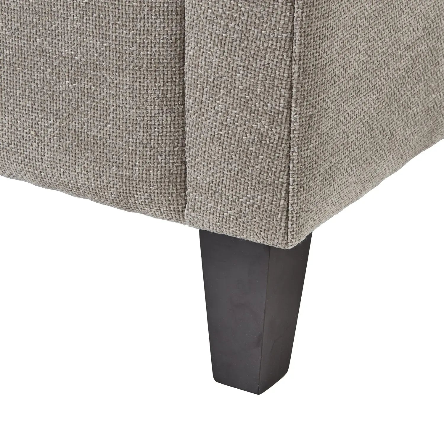 Lesper Taupe Cushion Back Snuggle Chair  Nicholas John Interiors