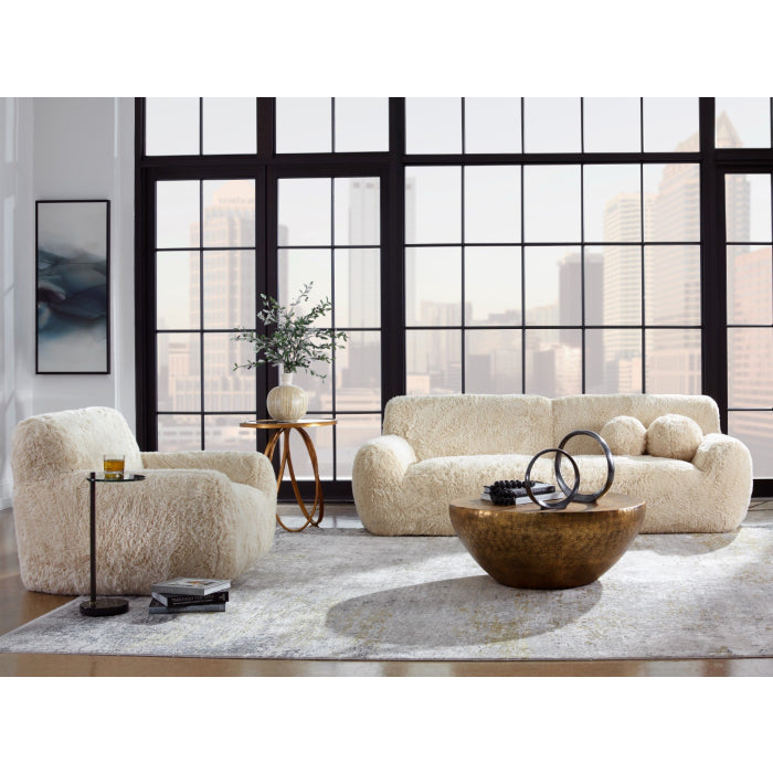 Uttermost Montrez Gold Side Table