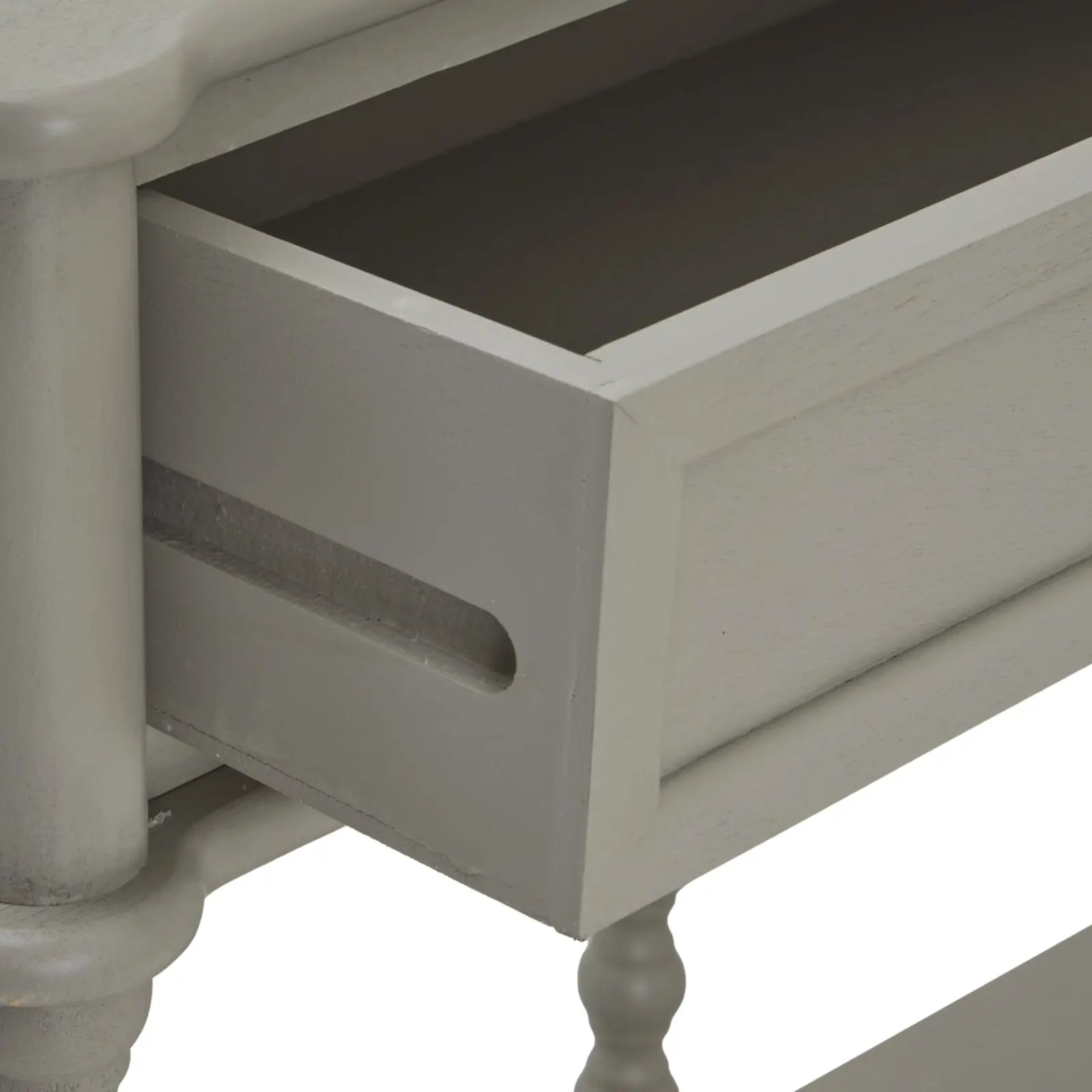 The Brixton Large Two Drawer Console Table  Nicholas John Interiors