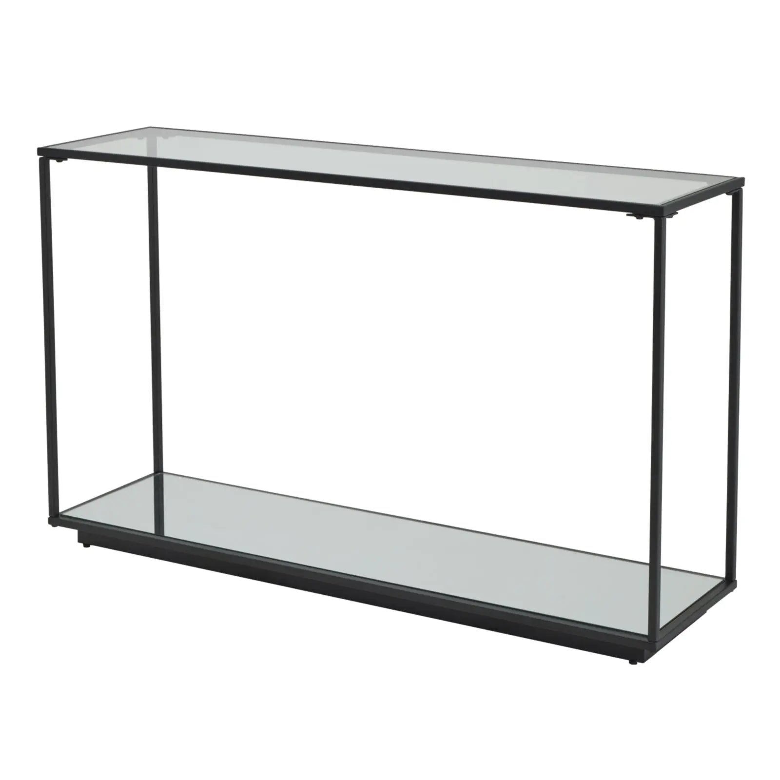 Bennox Black Framed Console Table  Nicholas John Interiors