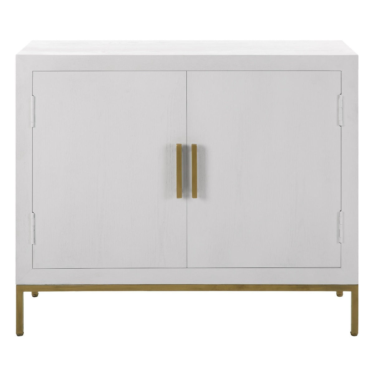 Uttermost Front Range White 2 Door Cabinet