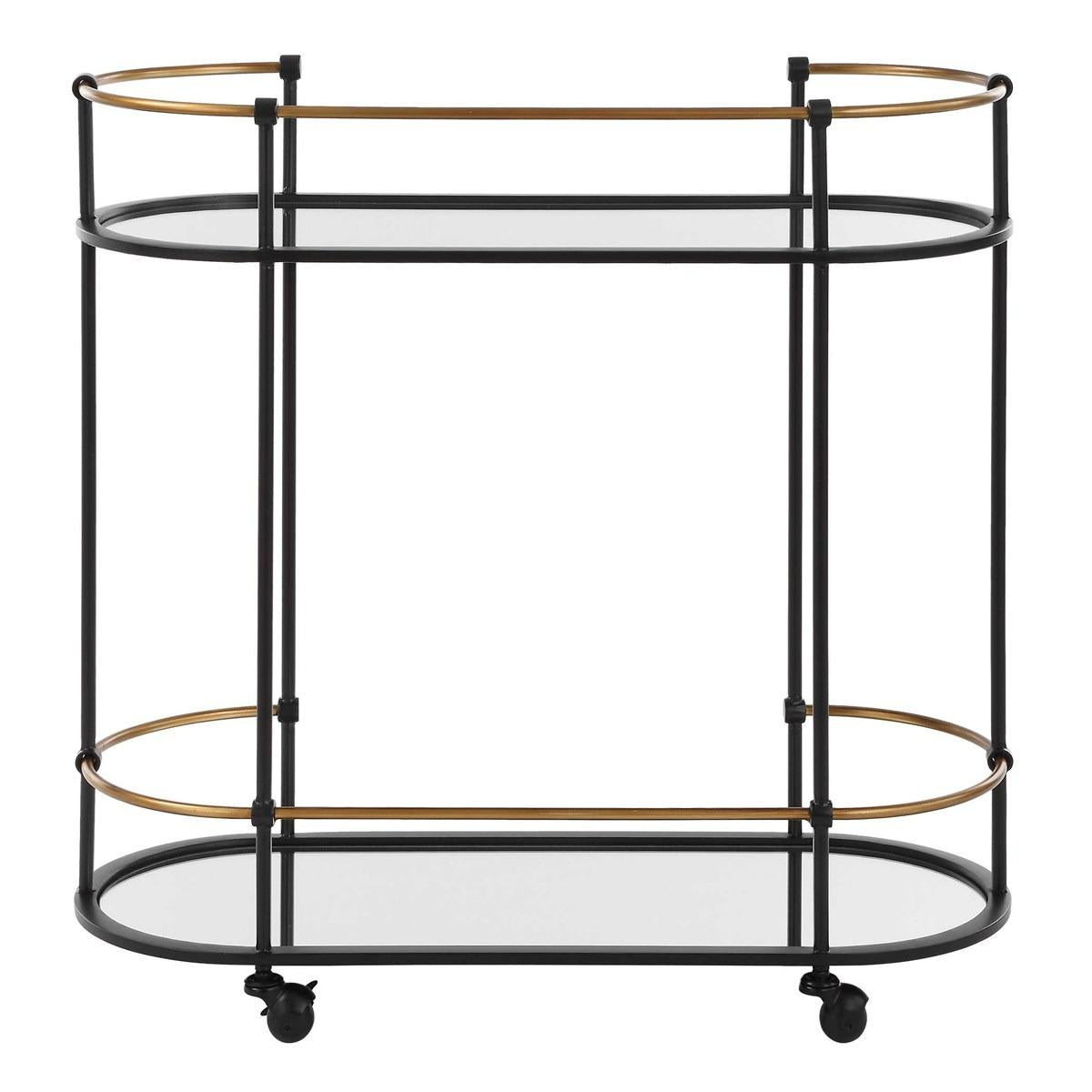Uttermost Andre Iron Bar Cart