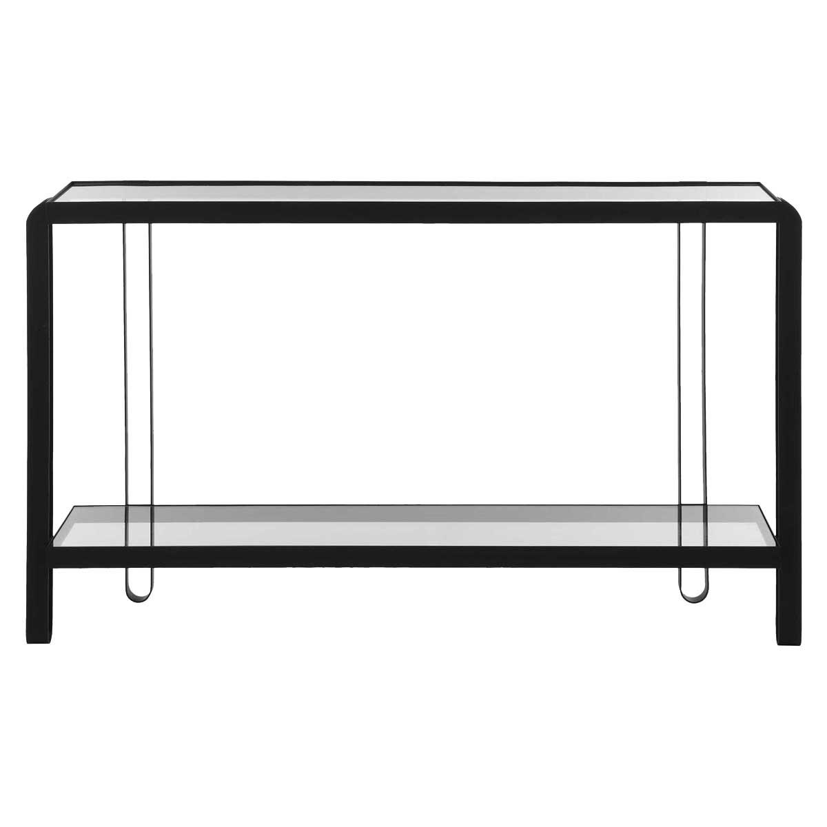 Shadow Black Iron Console Table