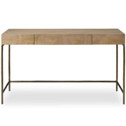 Aristotle Natural Wood Modern Desk