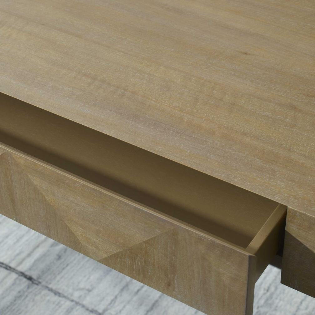 Uttermost Aristotle Natural Wood Modern Desk