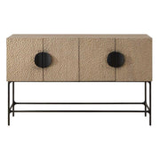 Lunar 4 Door Elm Wood Cabinet
