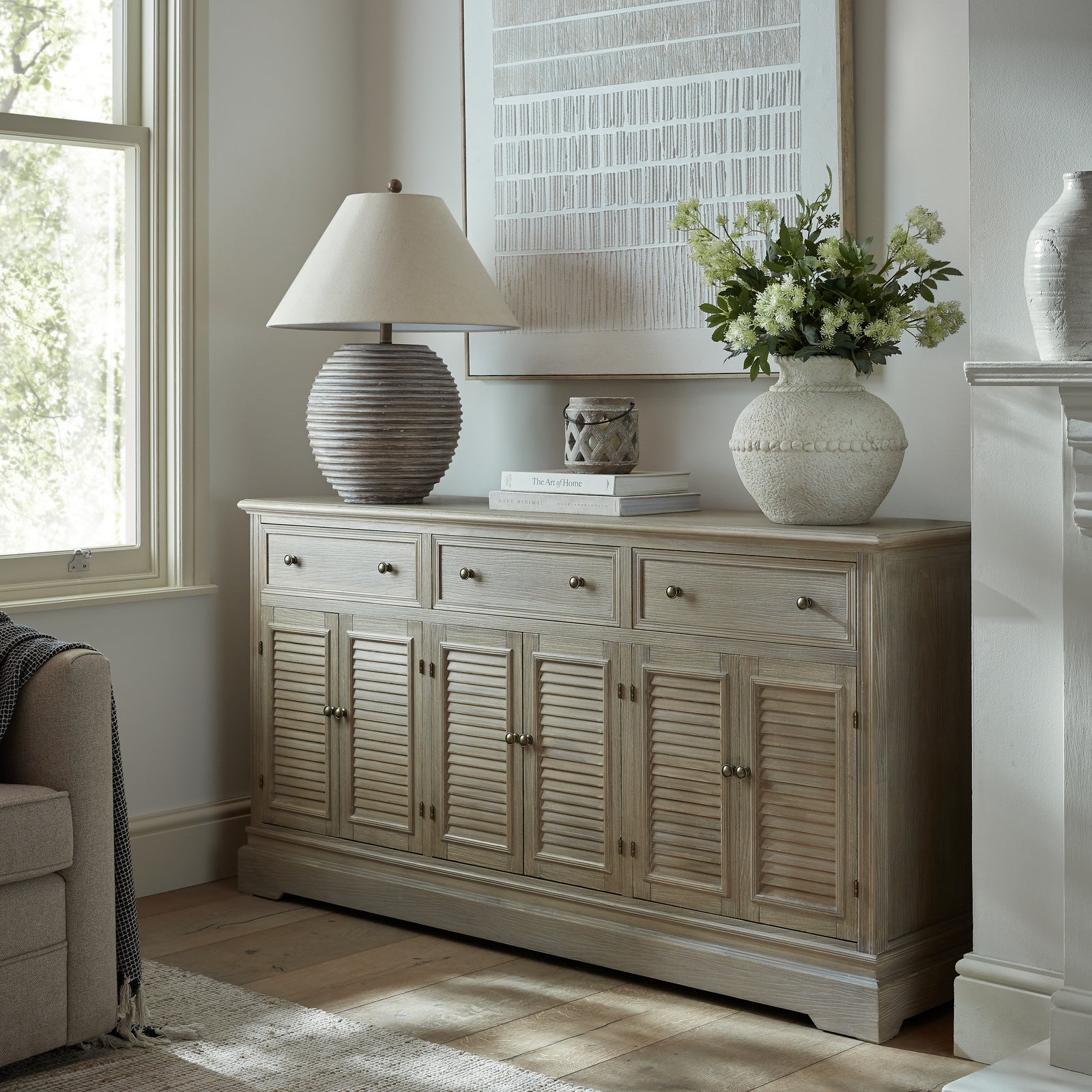 Valentine 6 Door 3 Drawer Large Dresser Base