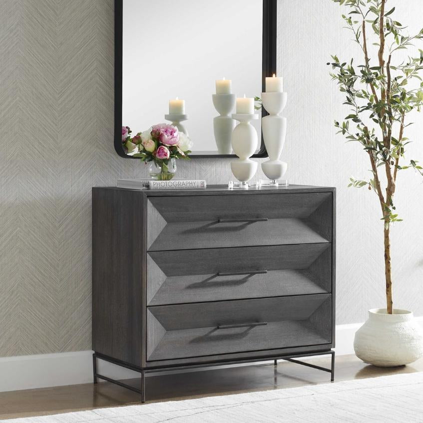 Uttermost Knox Dark Walnut Accent Chest