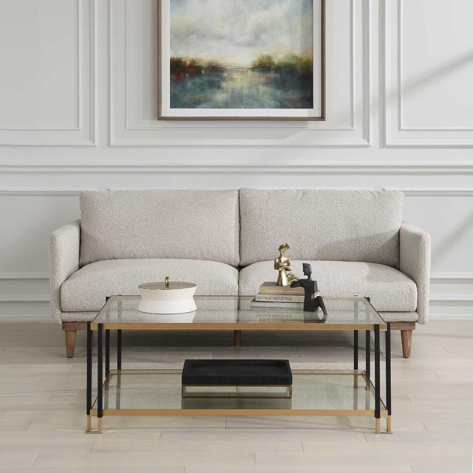 Uttermost Kentmore Glass Coffee Table