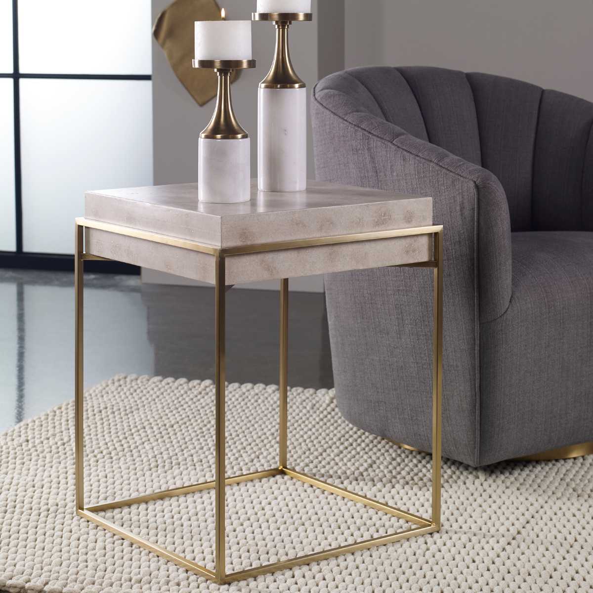 Uttermost Inda Accent Table - CLEARANCE - BRAND NEW BOXED