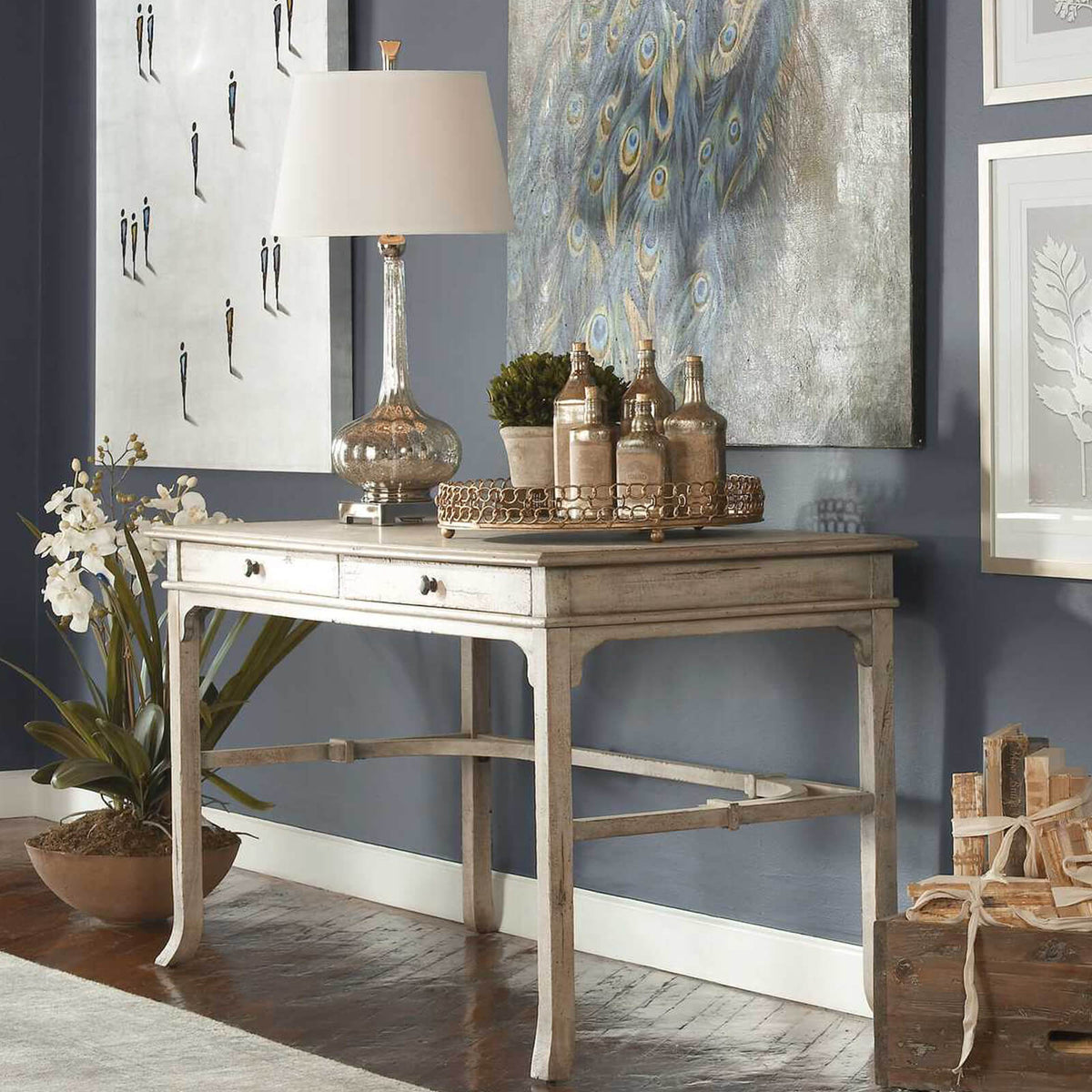 Uttermost Bridgely Aged Writing Desk