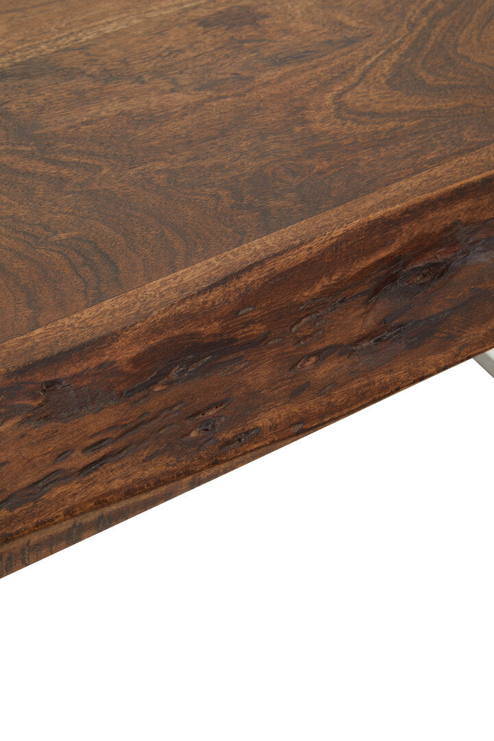 Halstead Natural And Silver Coffee Table