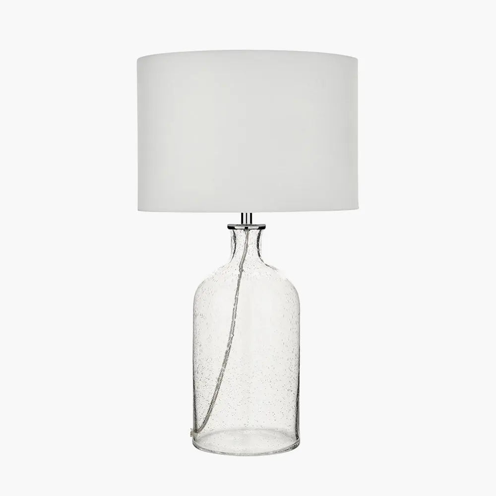 Bellamy Bubble Glass Table Lamp - Clear  Nicholas John Interiors