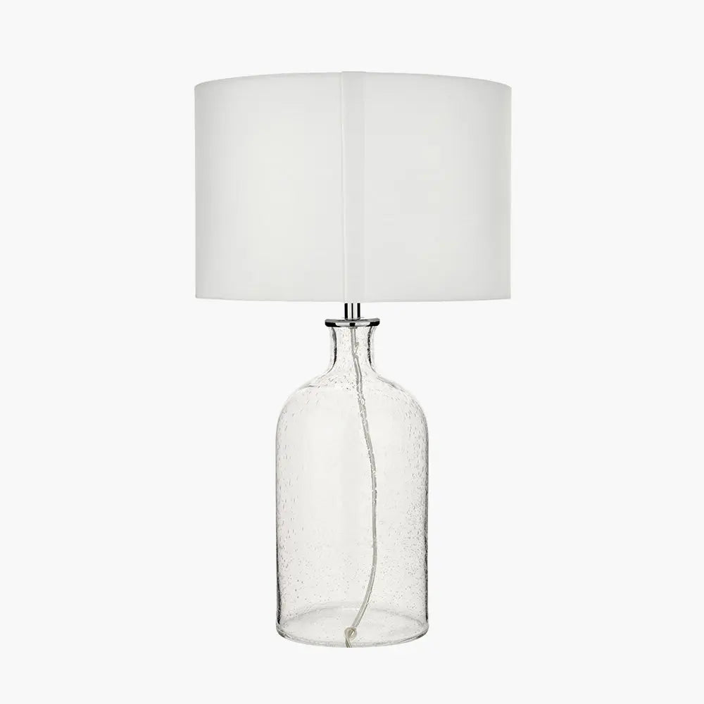 Bellamy Bubble Glass Table Lamp - Clear  Nicholas John Interiors