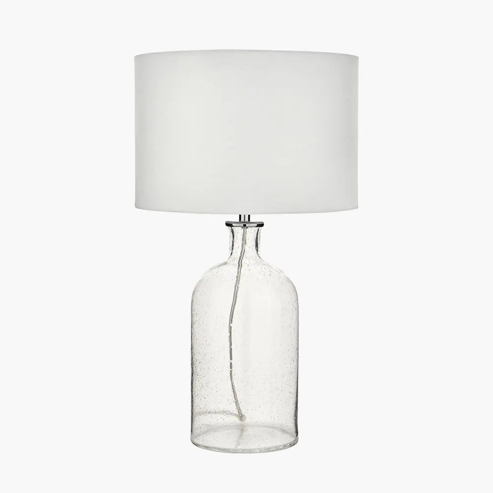 Bellamy Bubble Glass Table Lamp - Clear  Nicholas John Interiors