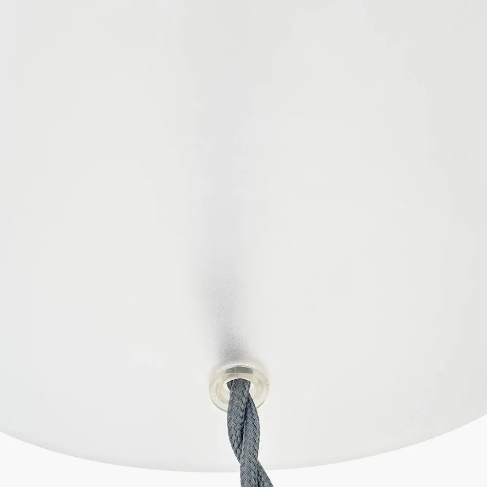 Tamsin Glass Table Lamp - Frosted White  Nicholas John Interiors