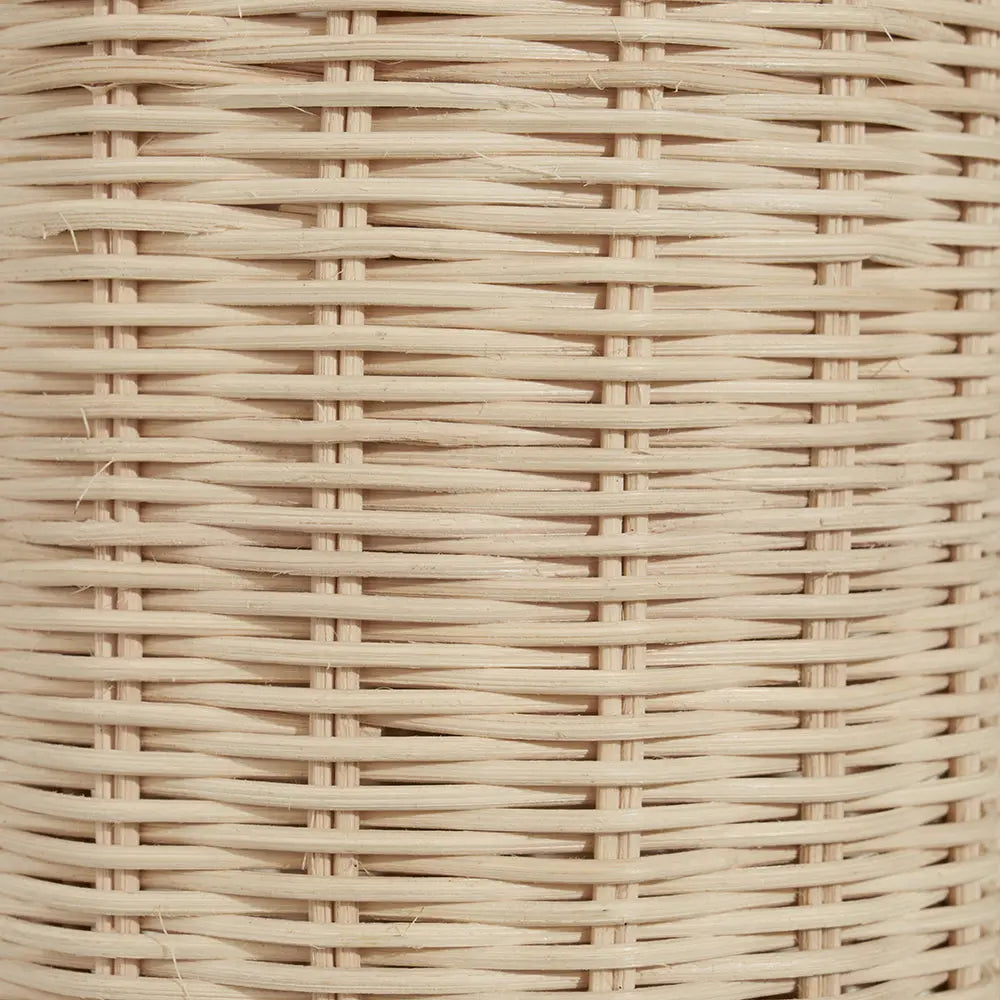 Anika Rattan Bottle Table Lamp - Natural  Nicholas John Interiors