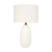 Erika Vintage Textured Ceramic Floor Lamp - White  Nicholas John Interiors