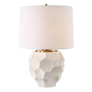 On Edge Chalk White Table Lamp