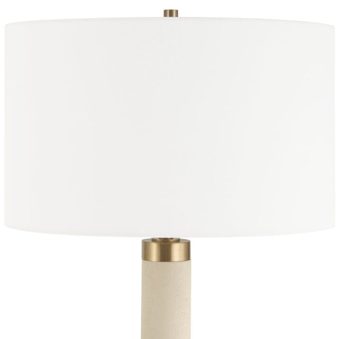 Uttermost Wessex White Floor Lamp