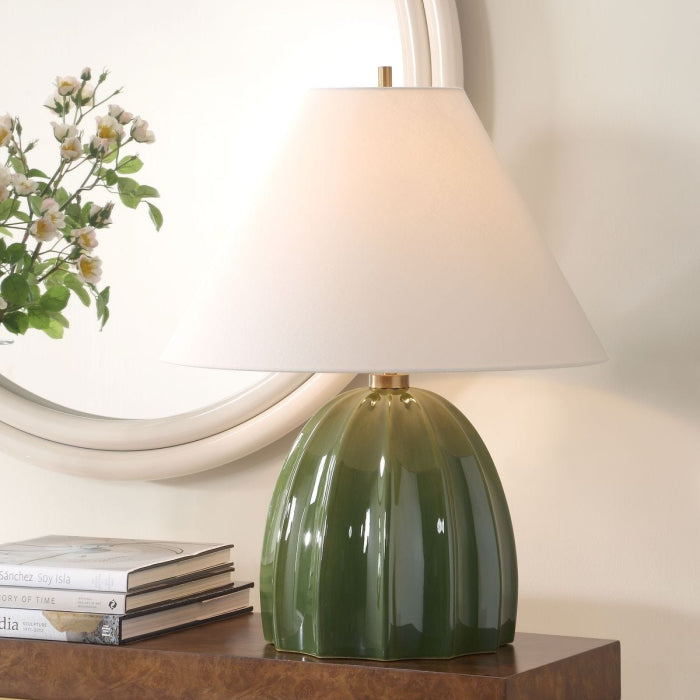 Uttermost Renna Moss Green Table Lamp