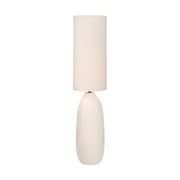 Erika Vintage Textured Ceramic Floor Lamp - White  Nicholas John Interiors