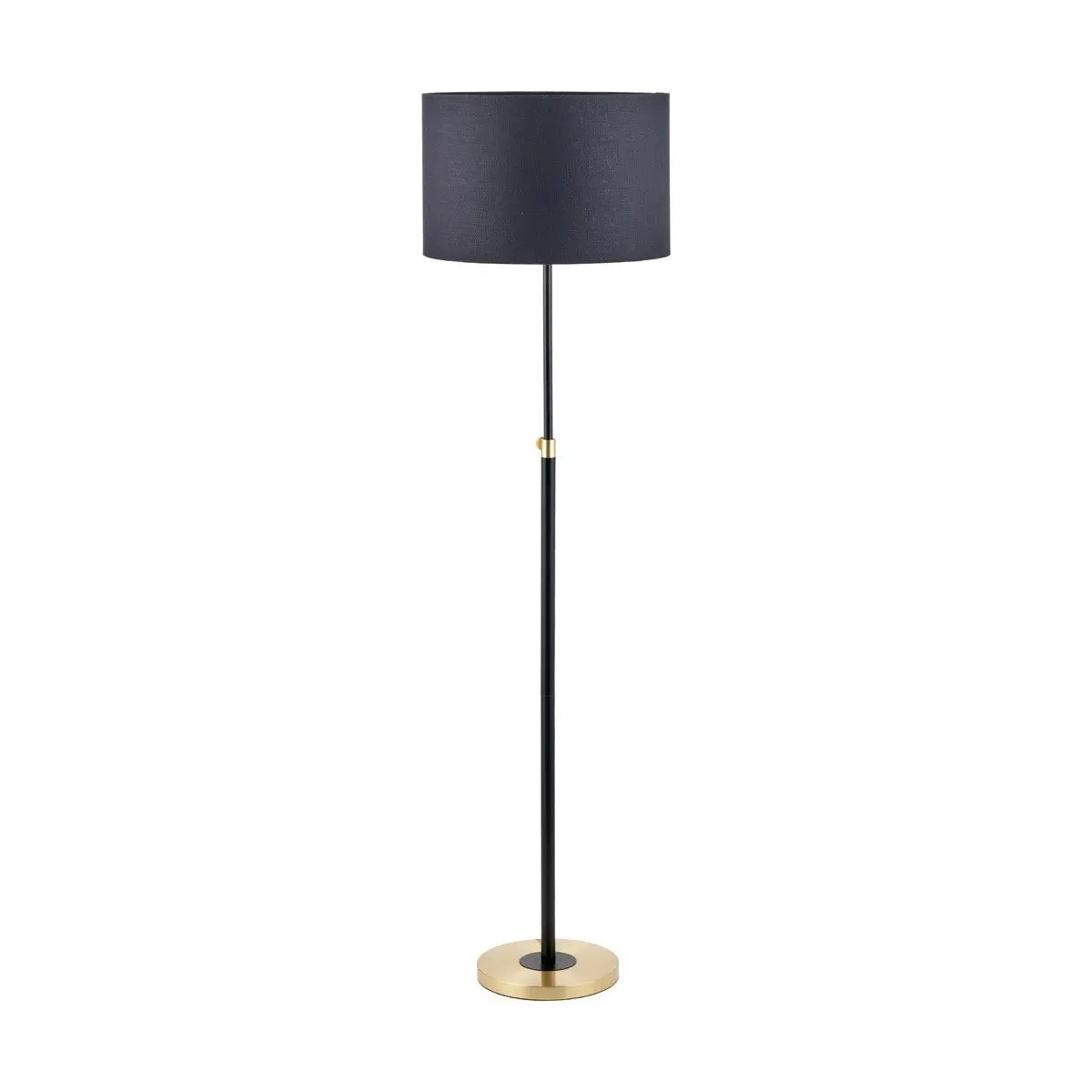Bryce Metal Rise and Fall Floor Lamp - Black & Gold  Nicholas John Interiors