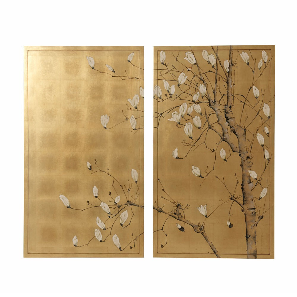 Theodore Alexander Spring Magnolias Wall Decor