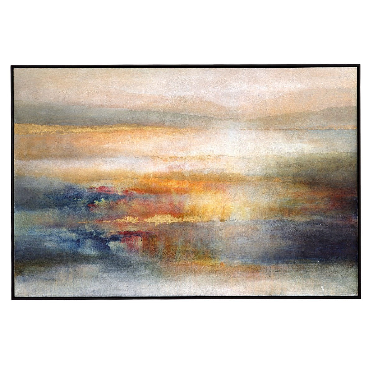  Seafaring Dusk Hand Painted Abstract Art