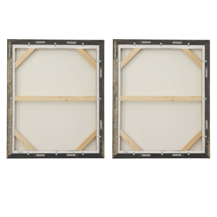 Uttermost Color Theory Framed Abstract Art Set of 2