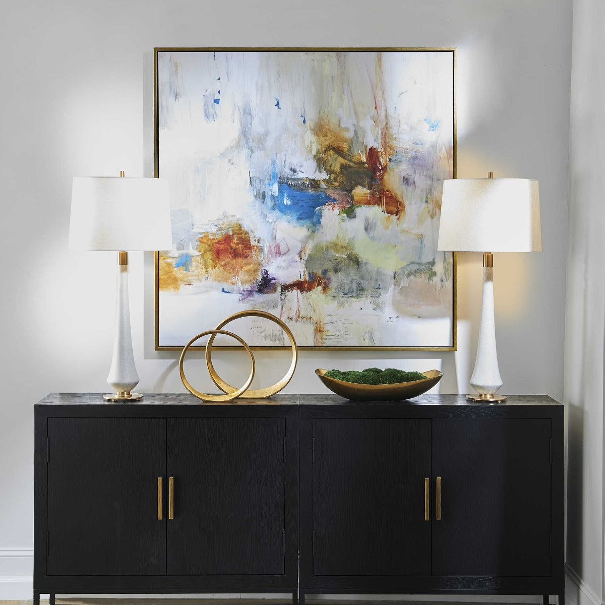 Uttermost In The Beginning Framed Canvas