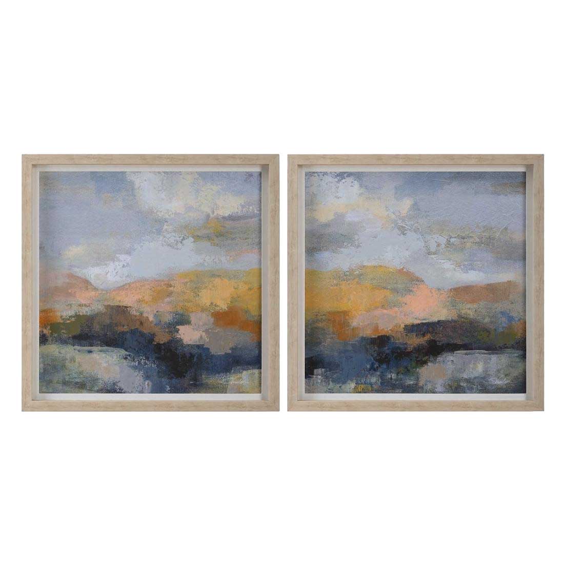 Dusk Framed Prints, Set of 2