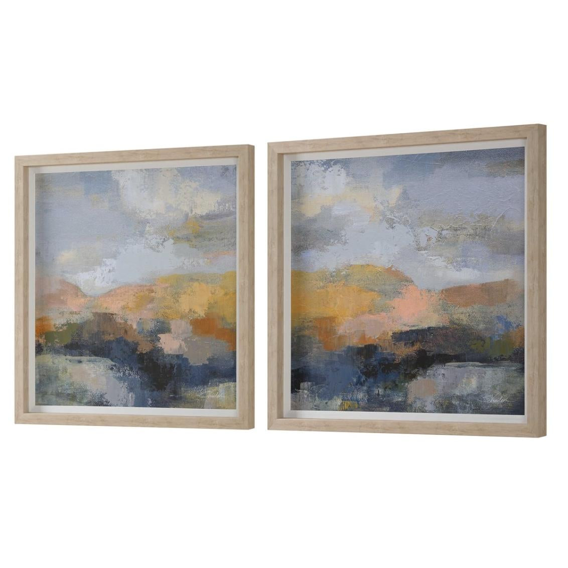 Uttermost Dusk Framed Prints, Set of 2
