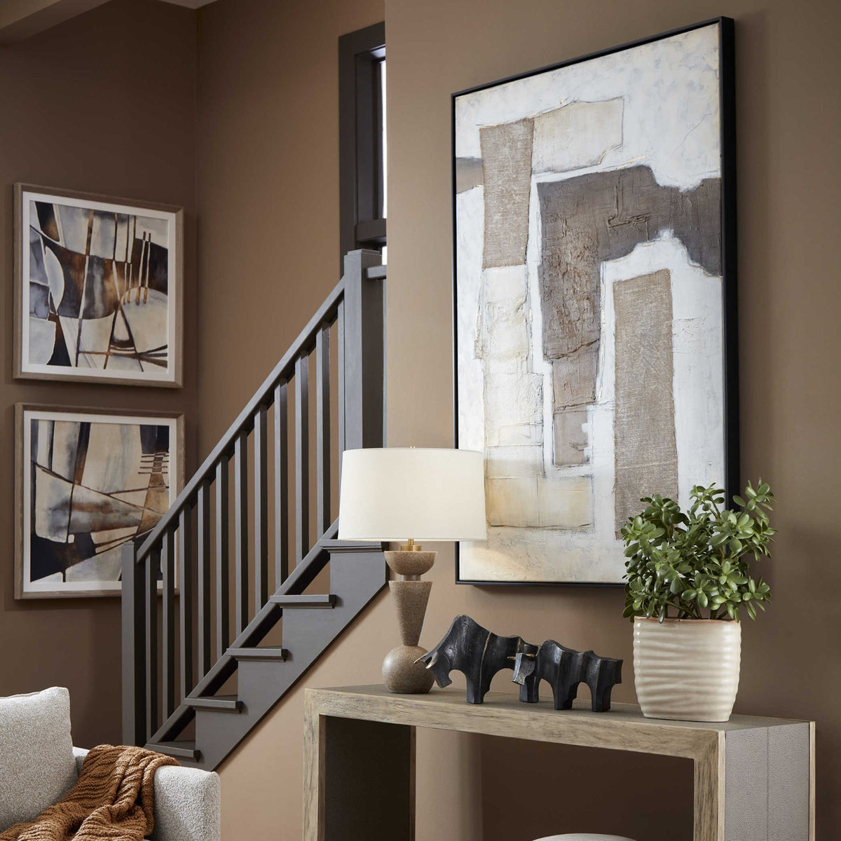 Uttermost Interference Hand Painted Canvas