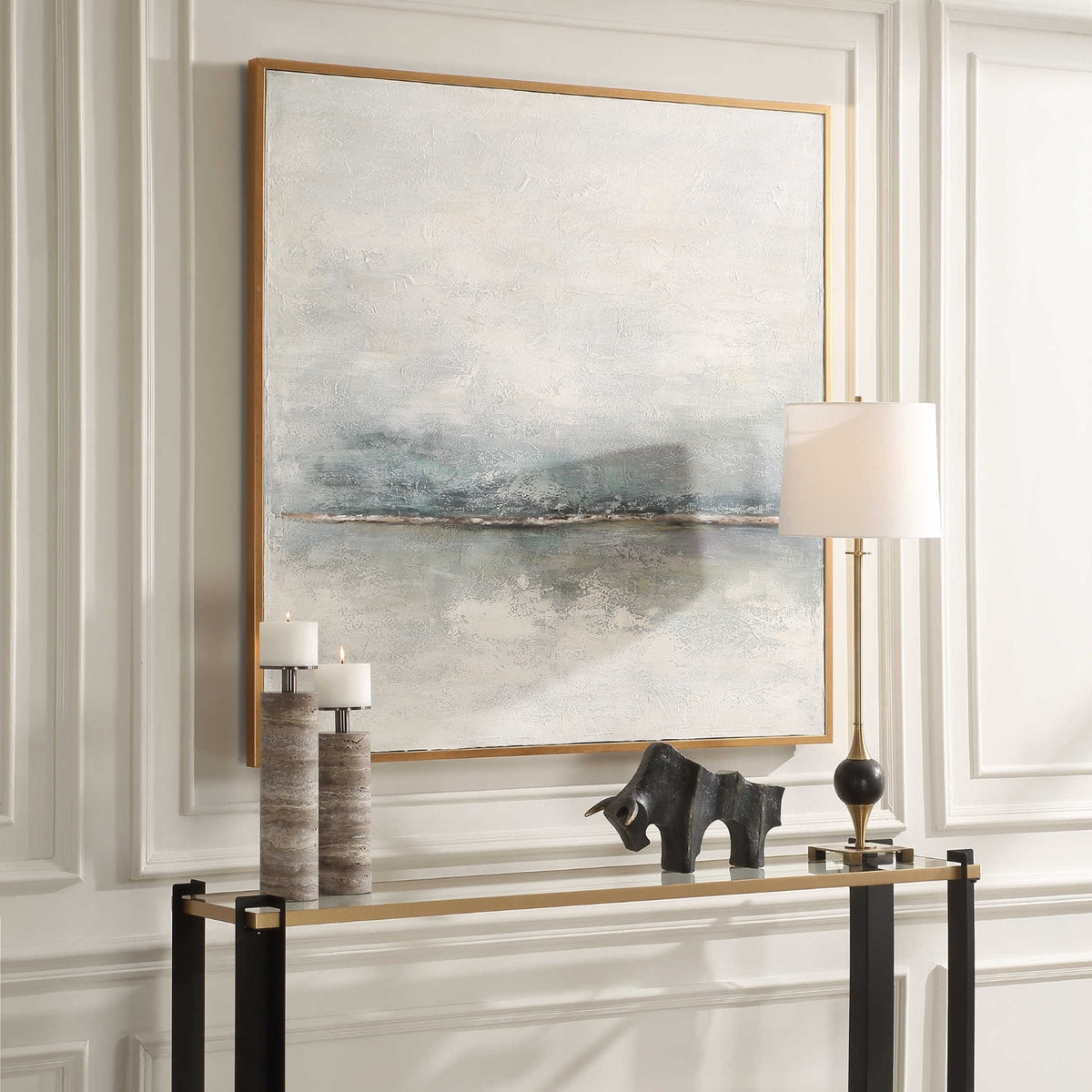 Uttermost Foggy Morning Hand Painted Canvas