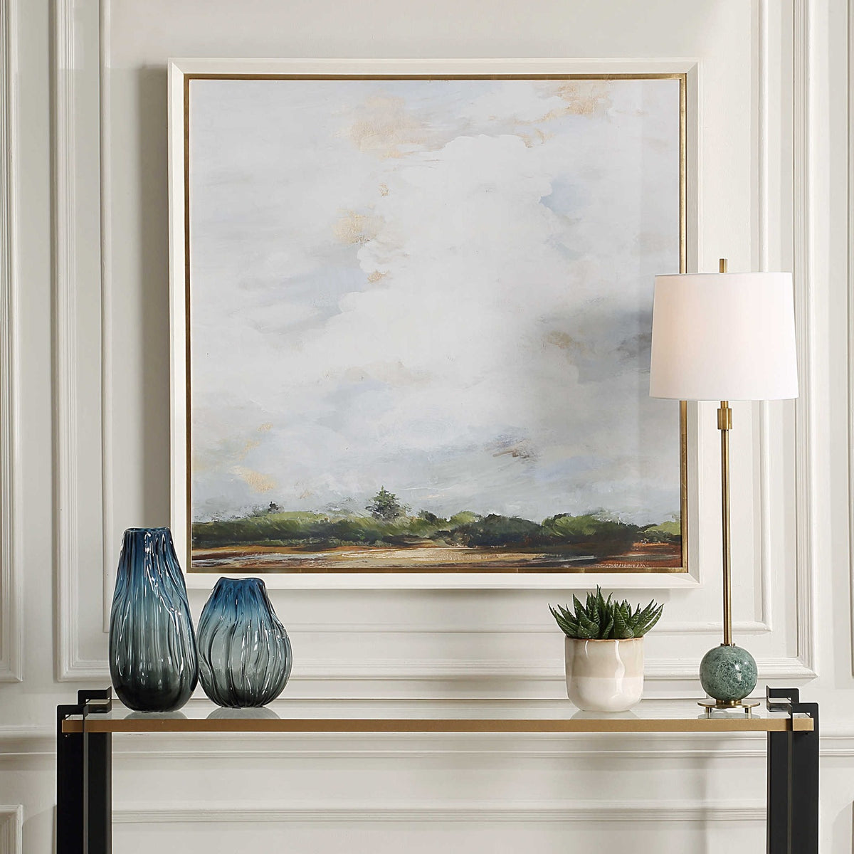 Uttermost Whispering Cloudscapes Framed Print