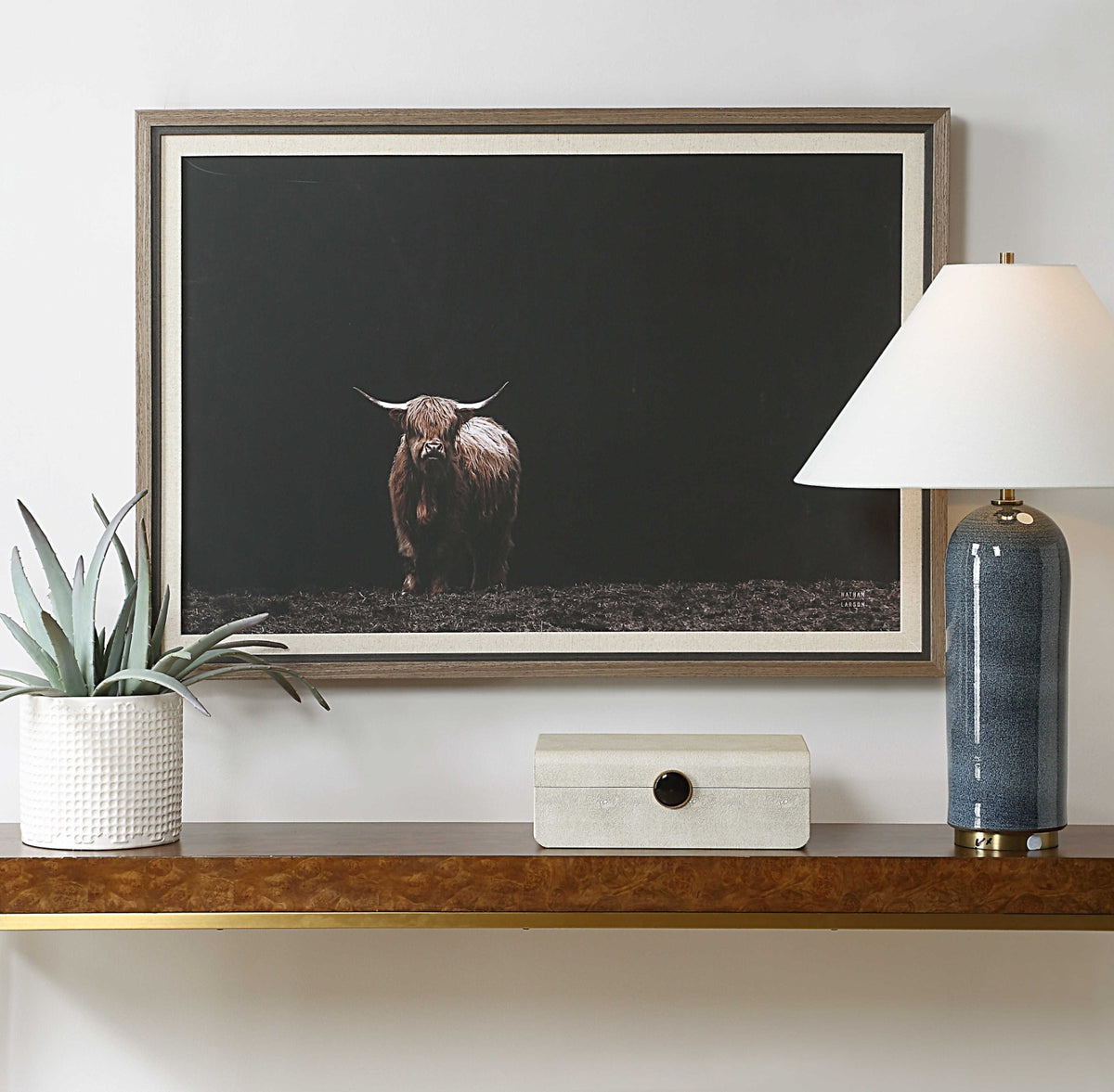 Uttermost King of the Hill Highland Cow Photography Print
