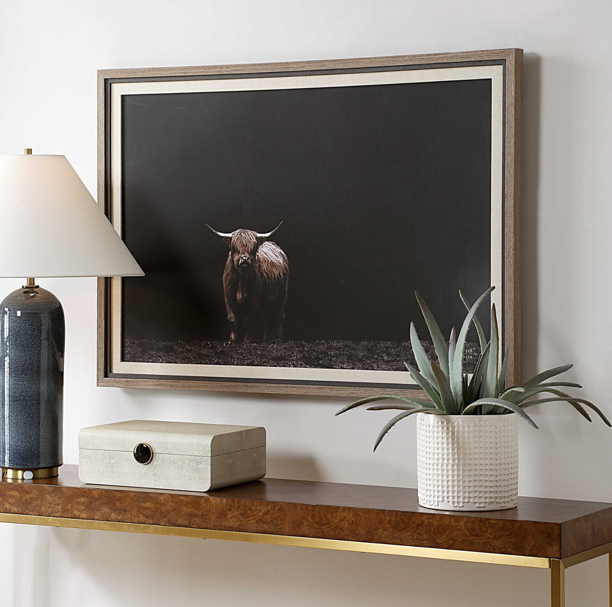 Uttermost King of the Hill Highland Cow Photography Print