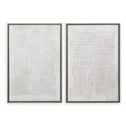 Social Theory Framed Canvases Set of 2
