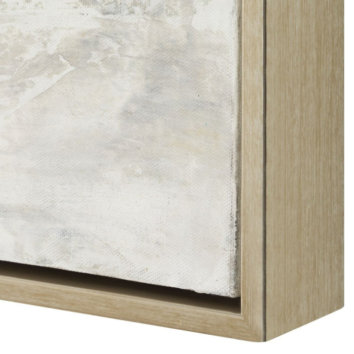 Uttermost Hours In Silence Abstract Framed Canvas