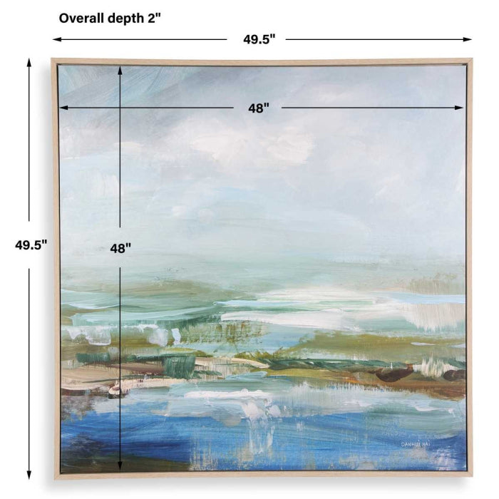 Uttermost Lush Valley Framed Canvas